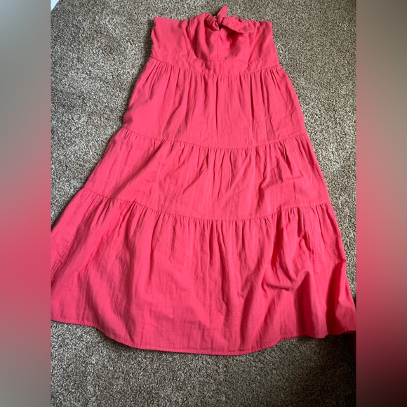 NWT Universal Thread strapless coral sundress in size large - Picture 2 of 5